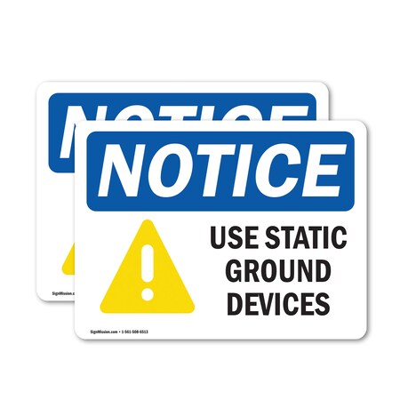 Signmission Safety Culture Sign, 10 in Width, Vinyl Decal, Rectangle OS-2PACK-NS-D-710-L-18814